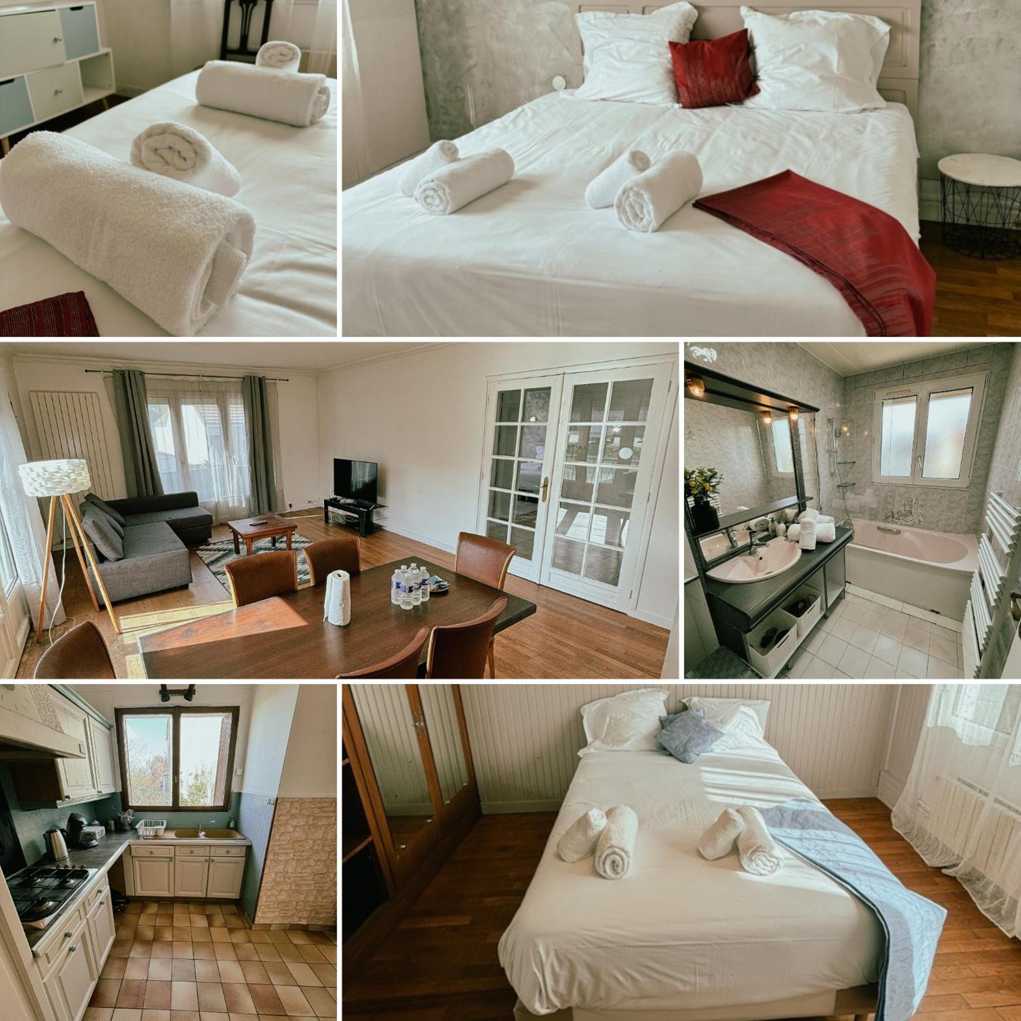 Duplex Avec Jardin - Proche Paris - Disneyland - Rer - 诺伊斯·勒·格兰德 外观 照片